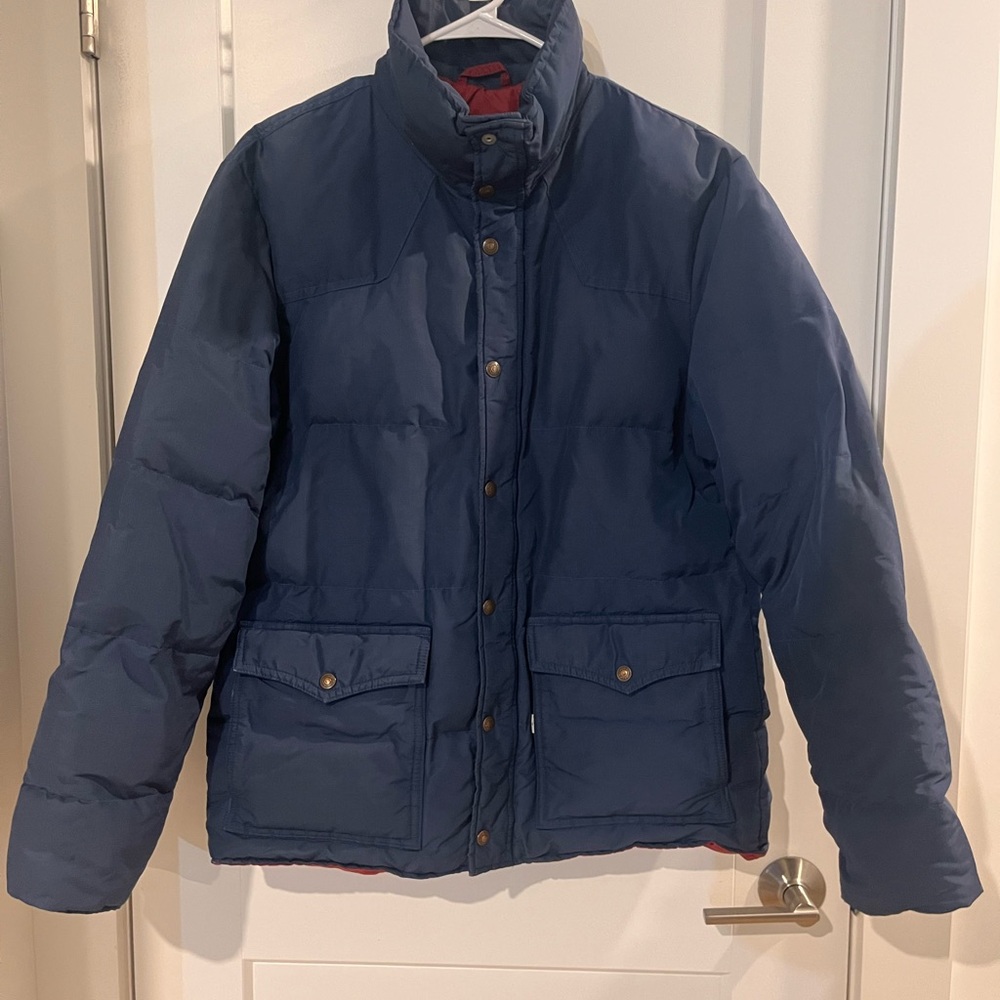 Levi’s Brand Men's Vintage Navy Blue Puffer Jacket